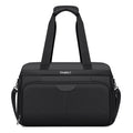 Black Expandable Carry-On Luggage Duffel Bag with Adjustable Strap P9310