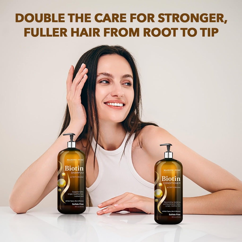 Biotin Shampoo and Conditioner Set 2x16 Fl oz C2023