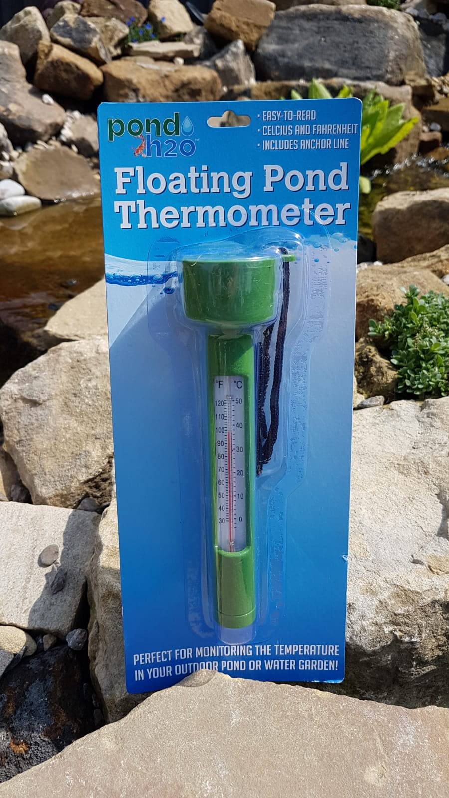 Floating Pond Thermometer & 4-in-1 Pond Cleaning Care Kit P95031