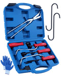 10-Piece Drum Brake Tool Kit with Case & Gloves O71106