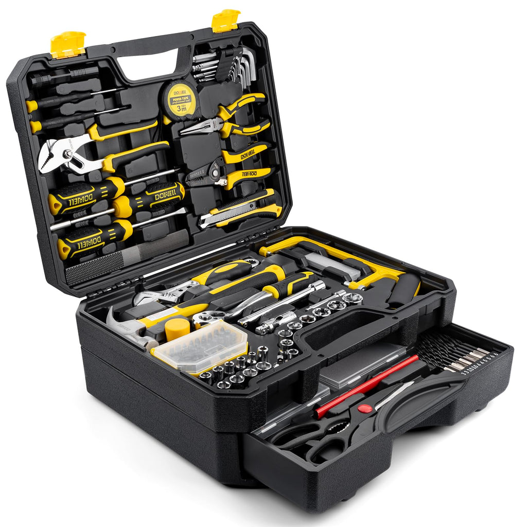 299-Piece Professional Hand Tool Set with Sockets, Pliers, Hex Keys, Screwdrivers T779