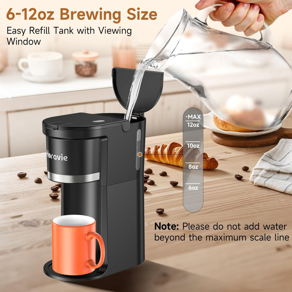 Single Serve Coffee Maker for K-Cup & Grounds C5333