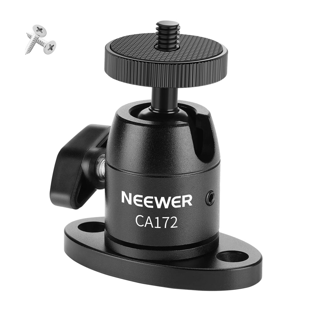 Webcam Wall Ceiling Mount Bracket, Aluminum Alloy Mini Ball Head T33458