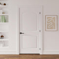 36"x80" Left-Hand Prehung Interior Door with Jamb Kit & Matte Black Hinges Z68766