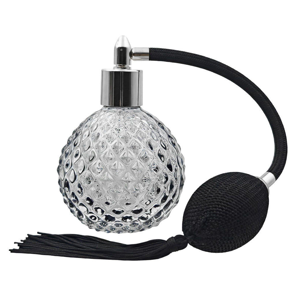 80ml Refillable Black Glass Perfume Atomizer Bottle W885734