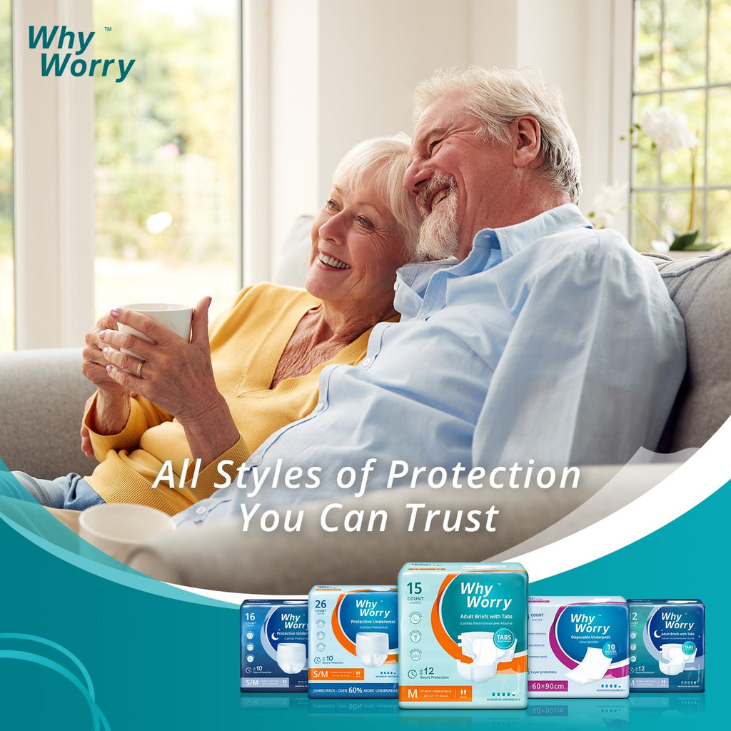 Small Adult Diapers with Tabs, 15 Count & Ultra Thick Bathing Wipes E99919