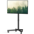 Rolling TV Stand with Locking Wheels, Black G96410
