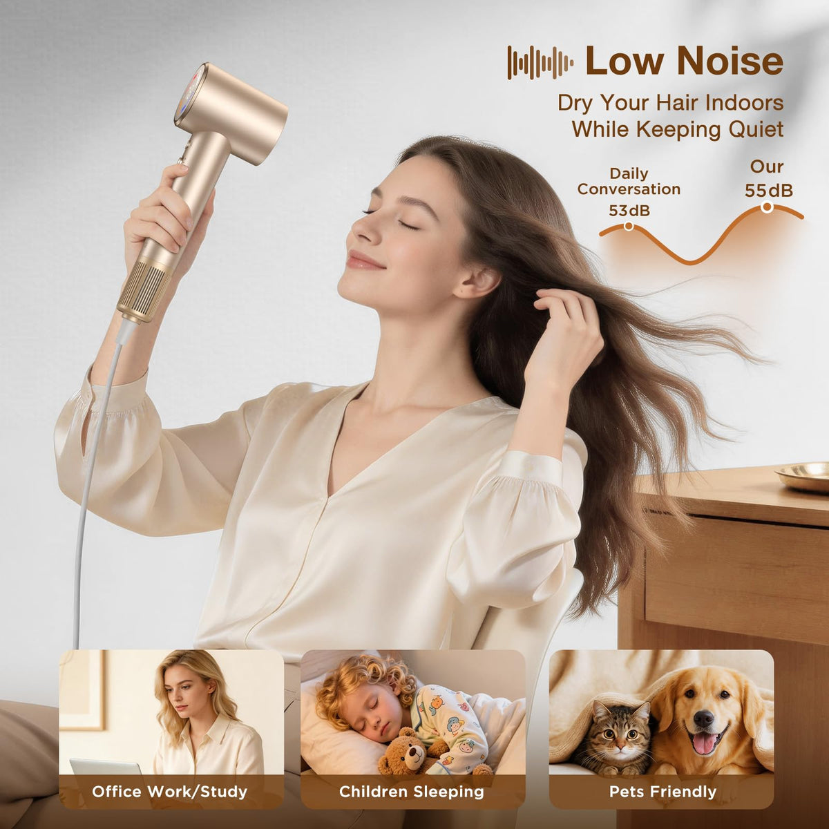 1400W Hair Dryer with Diffuser A427