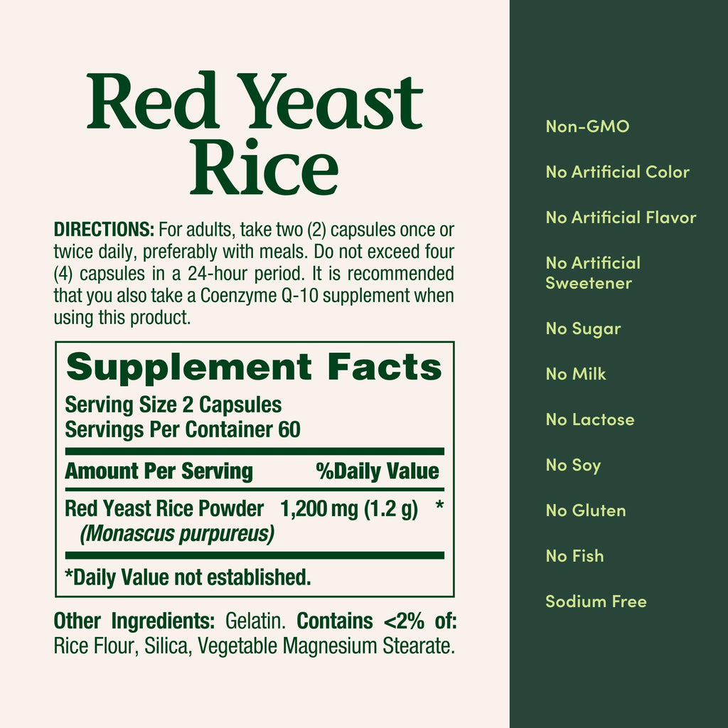 Red Yeast Rice Herbal Supplement Z652277