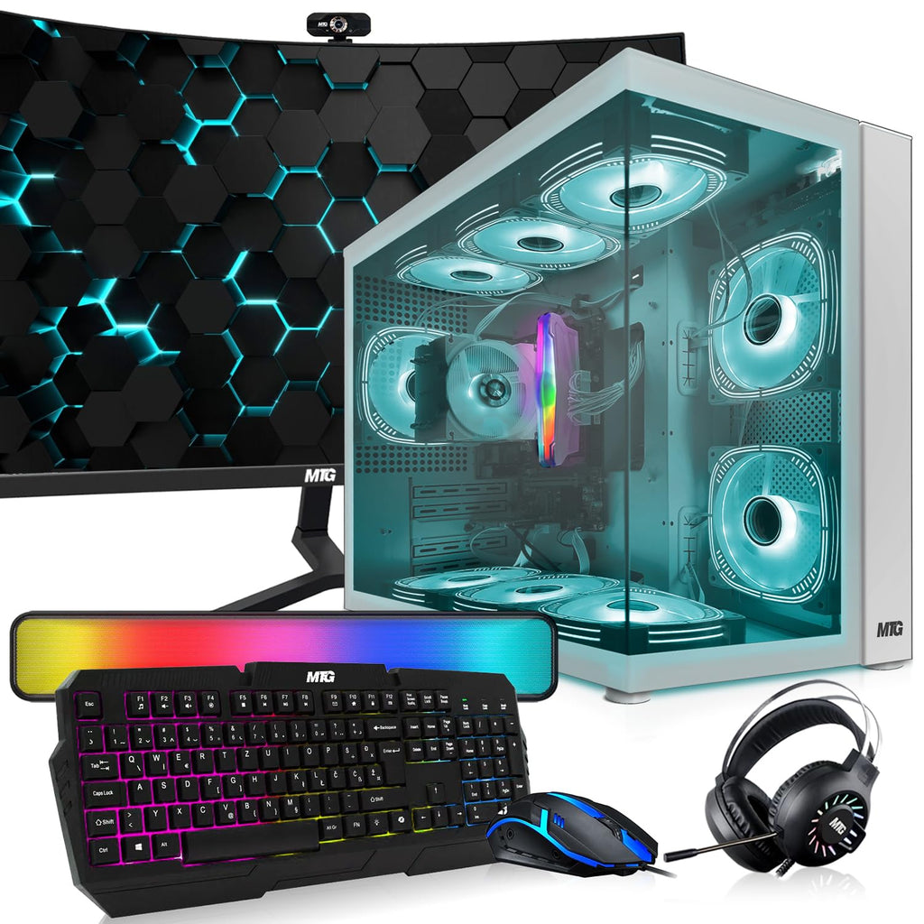 Gaming Tower PC, i5 8th Gen, 16GB RAM, 256GB Nvme W325411