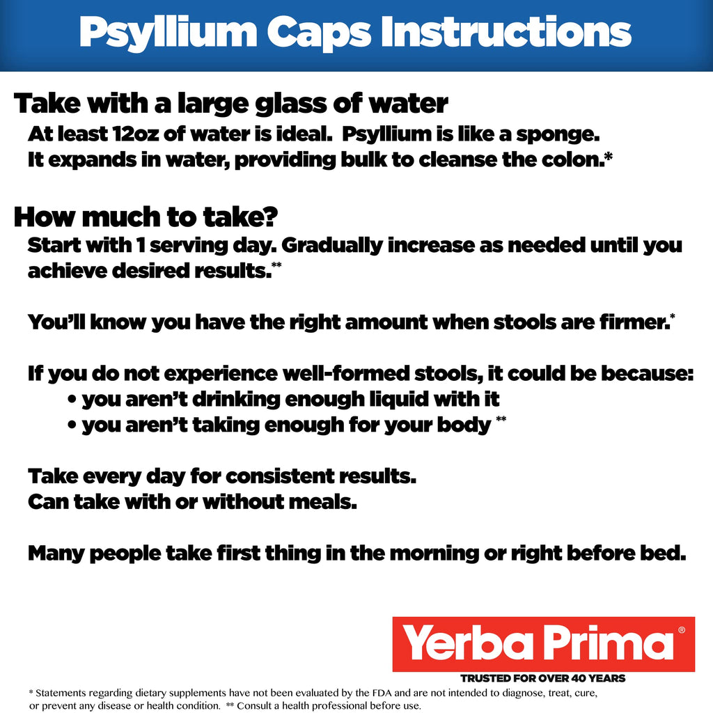 Psyllium Husks Caps 400 Capsules S9271