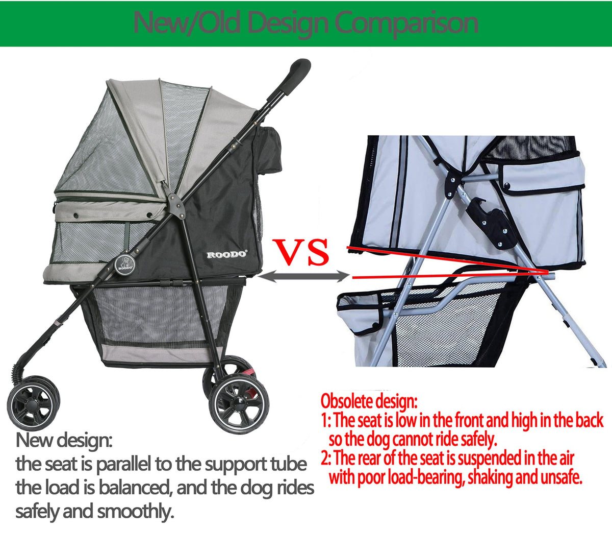 3 Wheel Pet Stroller Q28459