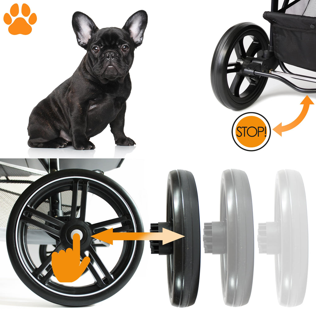 Dog & Pet Buggy, Holds up to 32 kg, Easy Fold D872640
