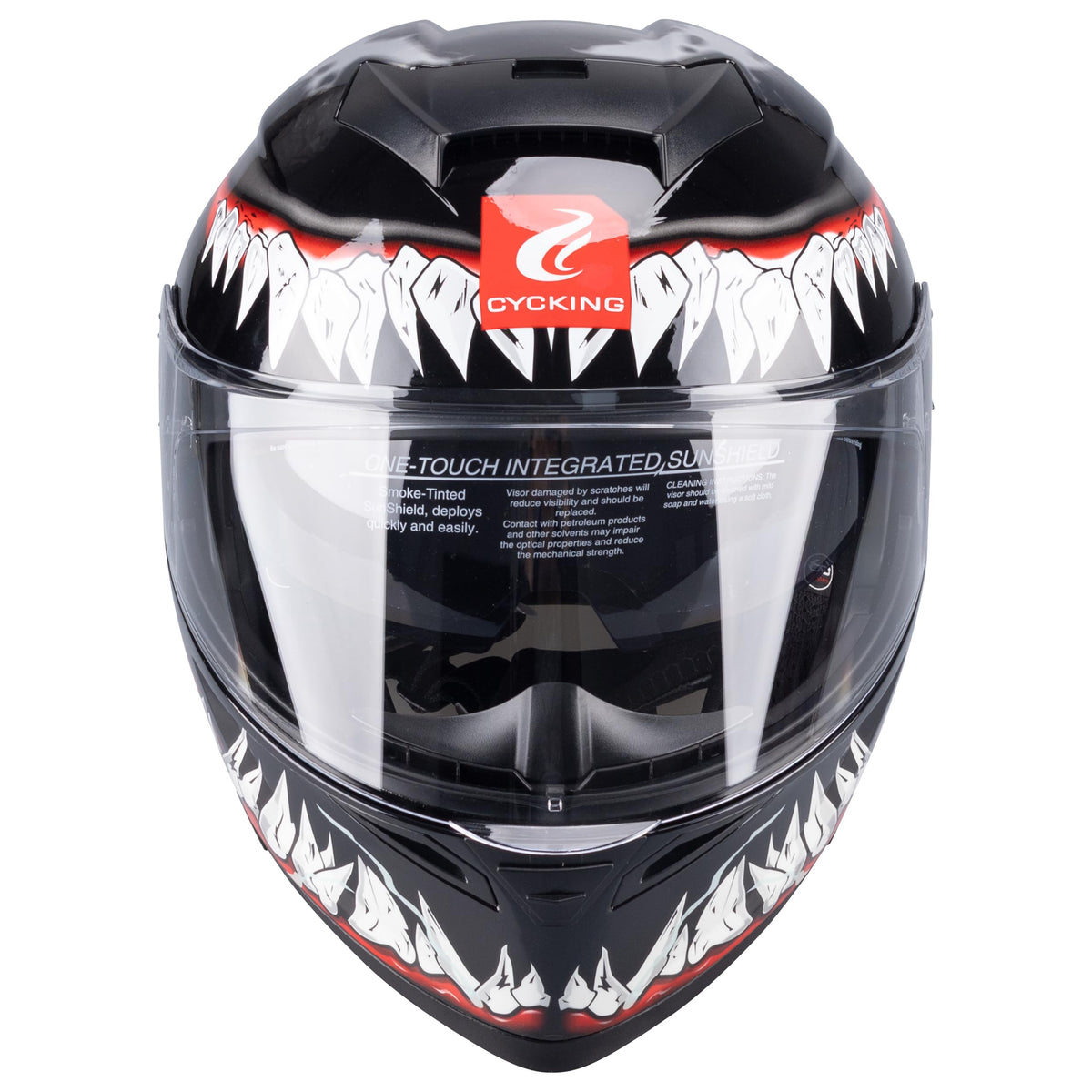 Modular Flip Up Full Face Motorcycle Helmet with Dual Visor M1054