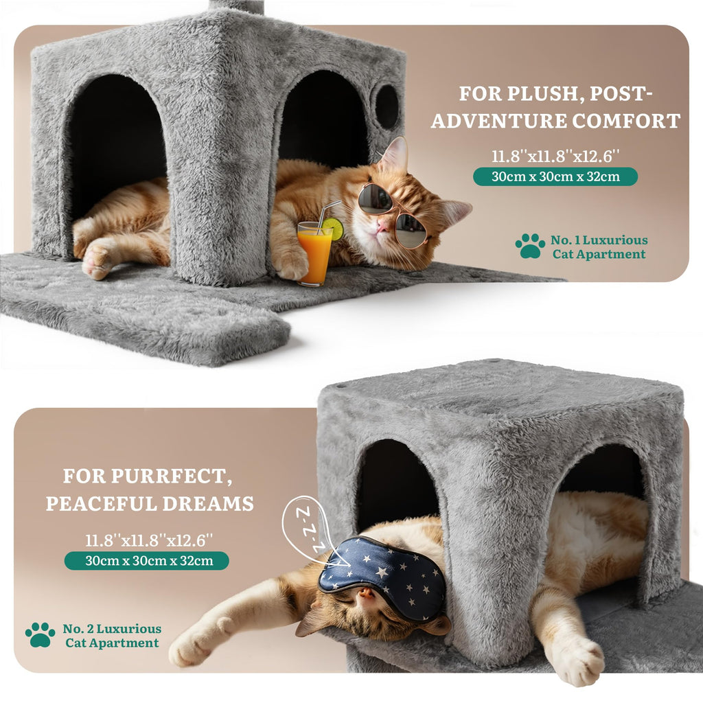 75-Inch Tall Multi-Level Cat Tree B586035