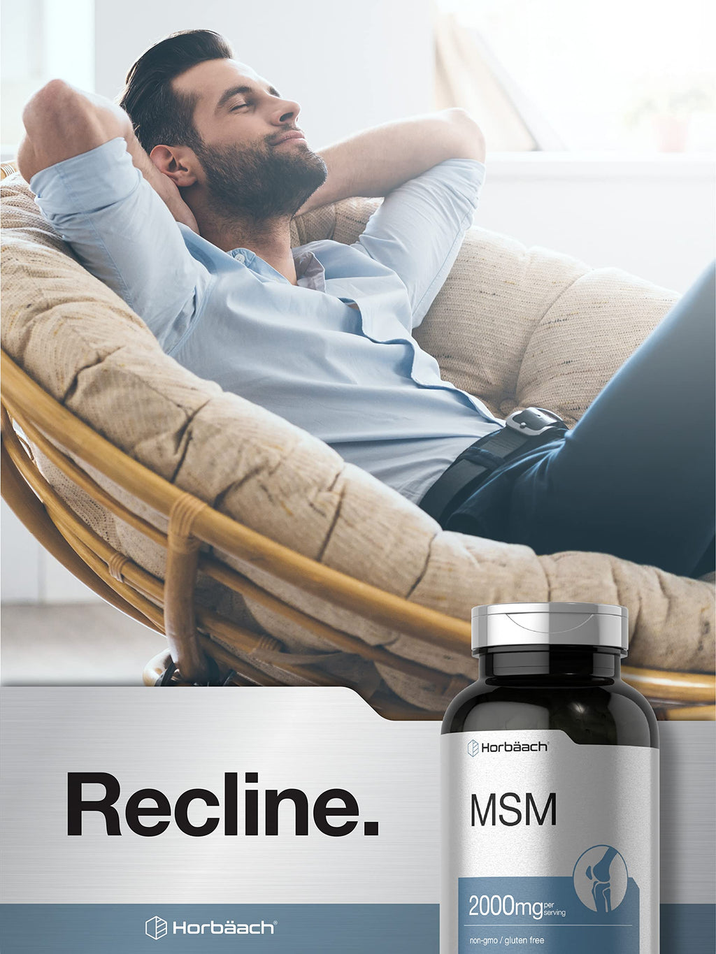 MSM Methylsulfonylmethane 2000mg 250 Capsules U908