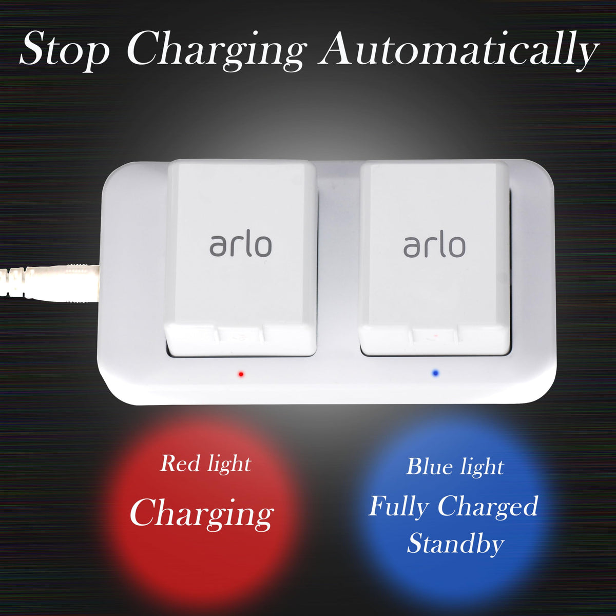 White Dual Slot Camera Battery Charger T108982
