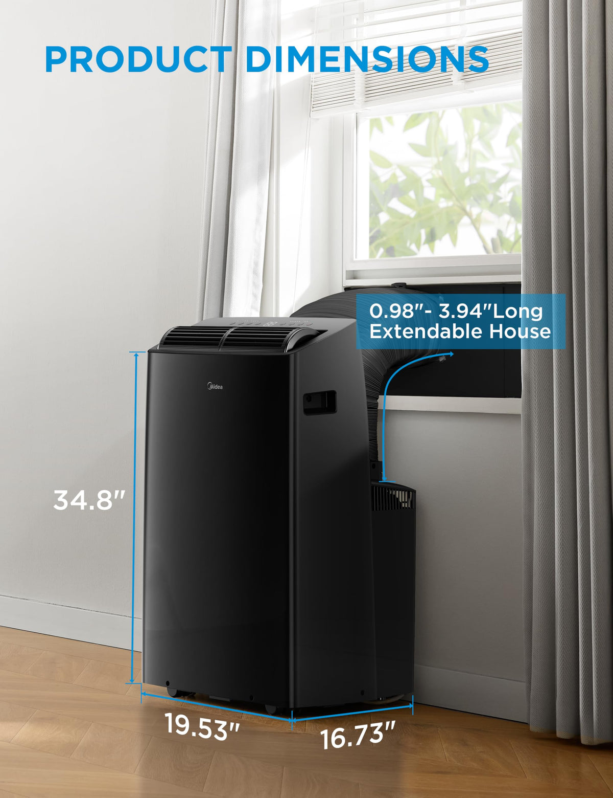14,000 BTU Portable Air Conditioner with Heat Q895