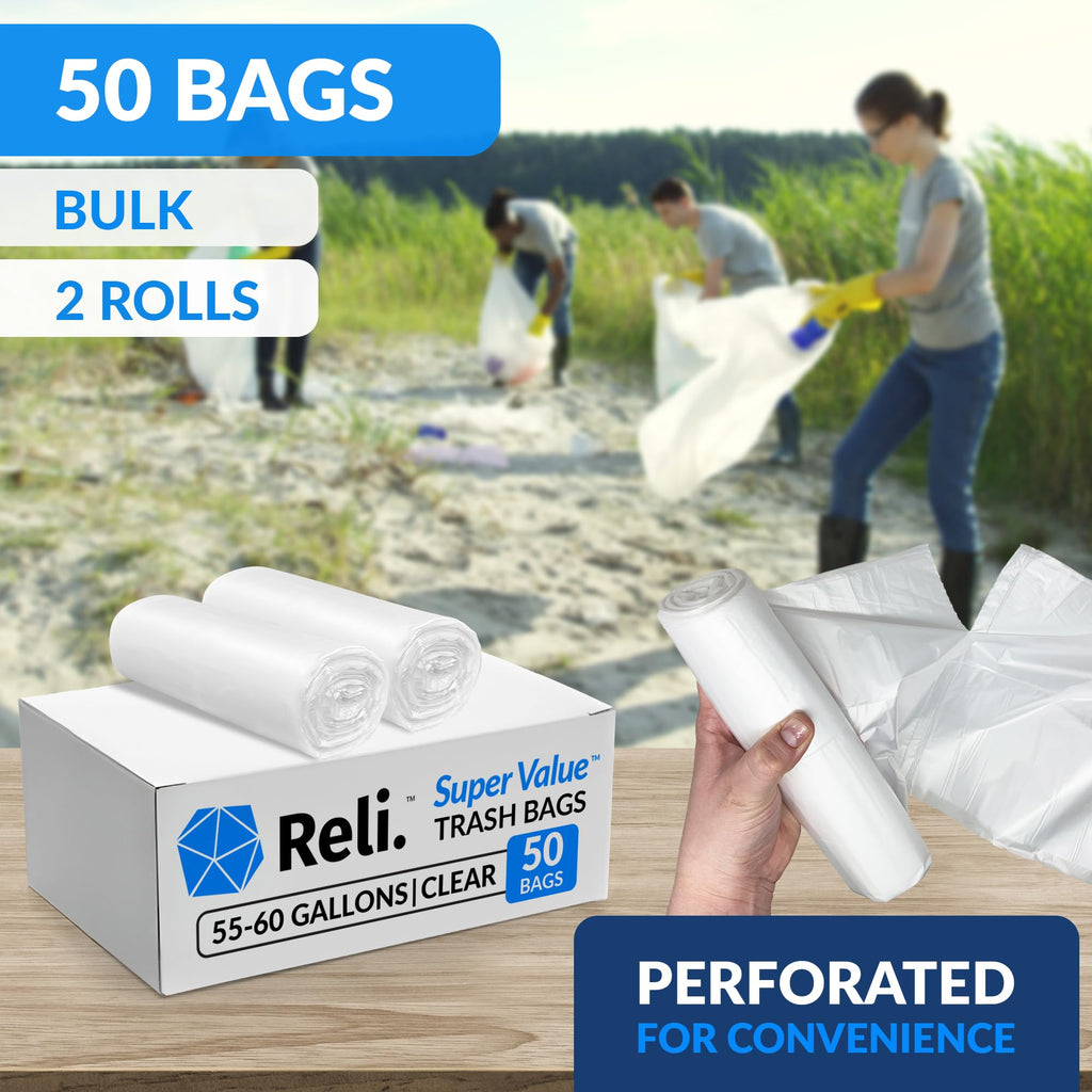 55-60 Gallon Heavy Duty Trash Bags I603