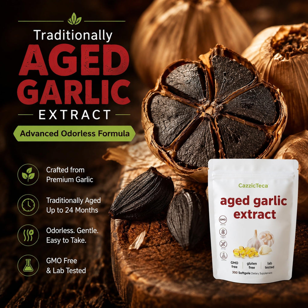 Odorless Organic Garlic Extract 7500mg 300 Softgels D605