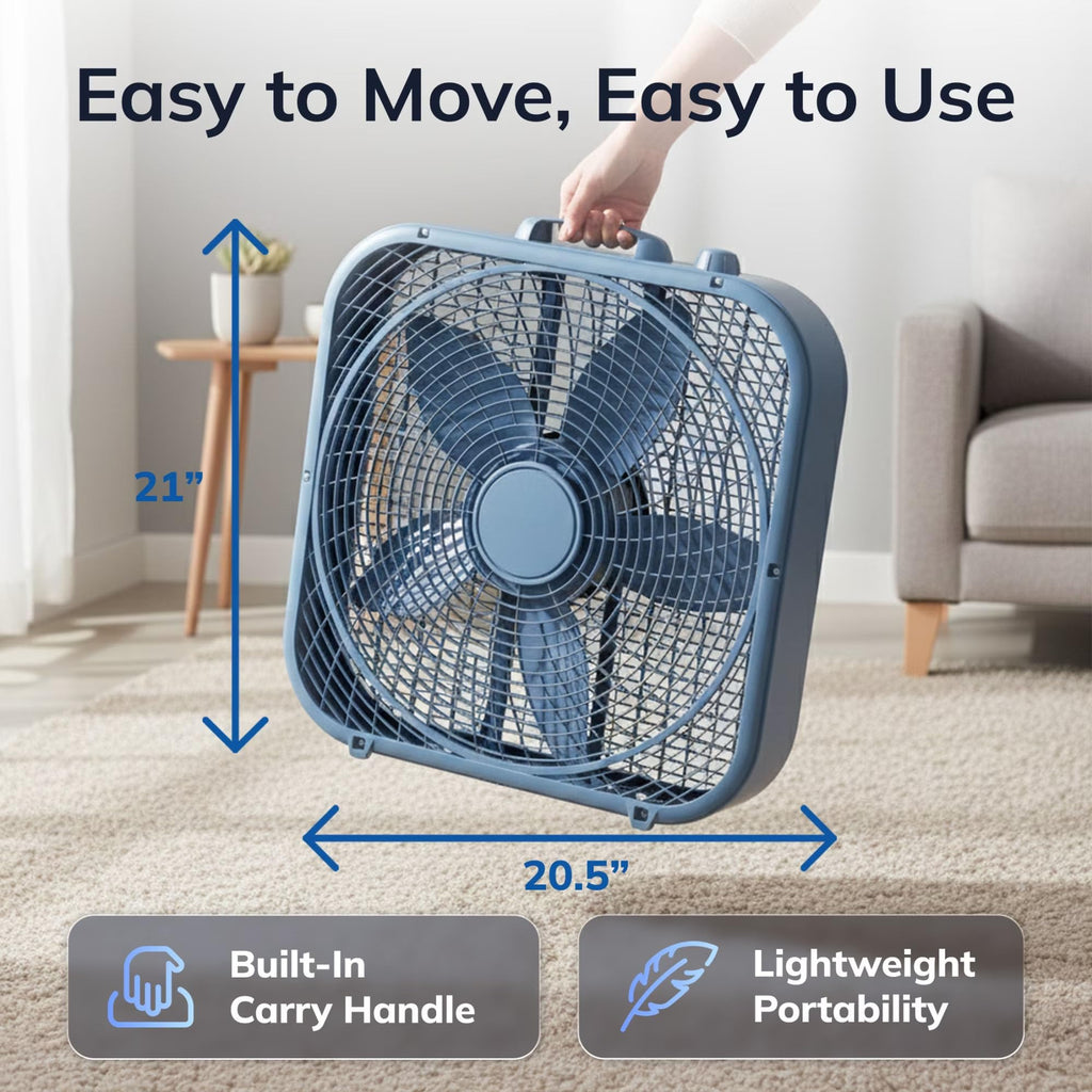 20-Inch 3-Speed Box Fan J84674