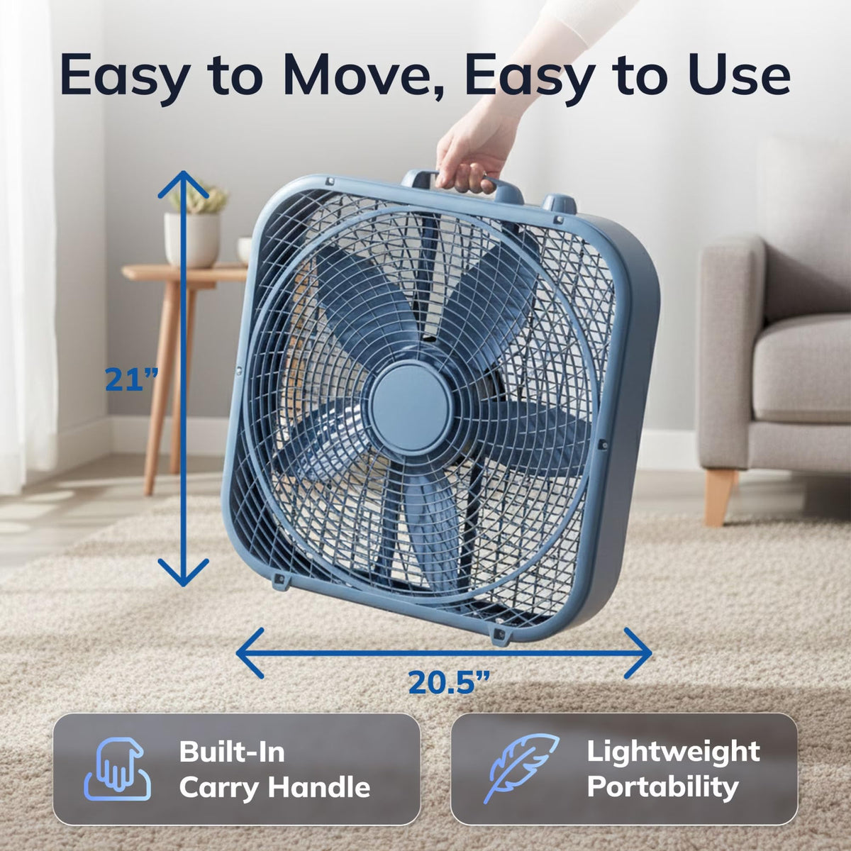 20-Inch 3-Speed Box Fan J84674