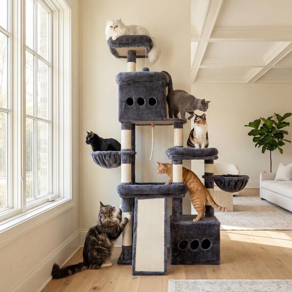 72.4-Inch Anti-Tip Cat Tree X8827