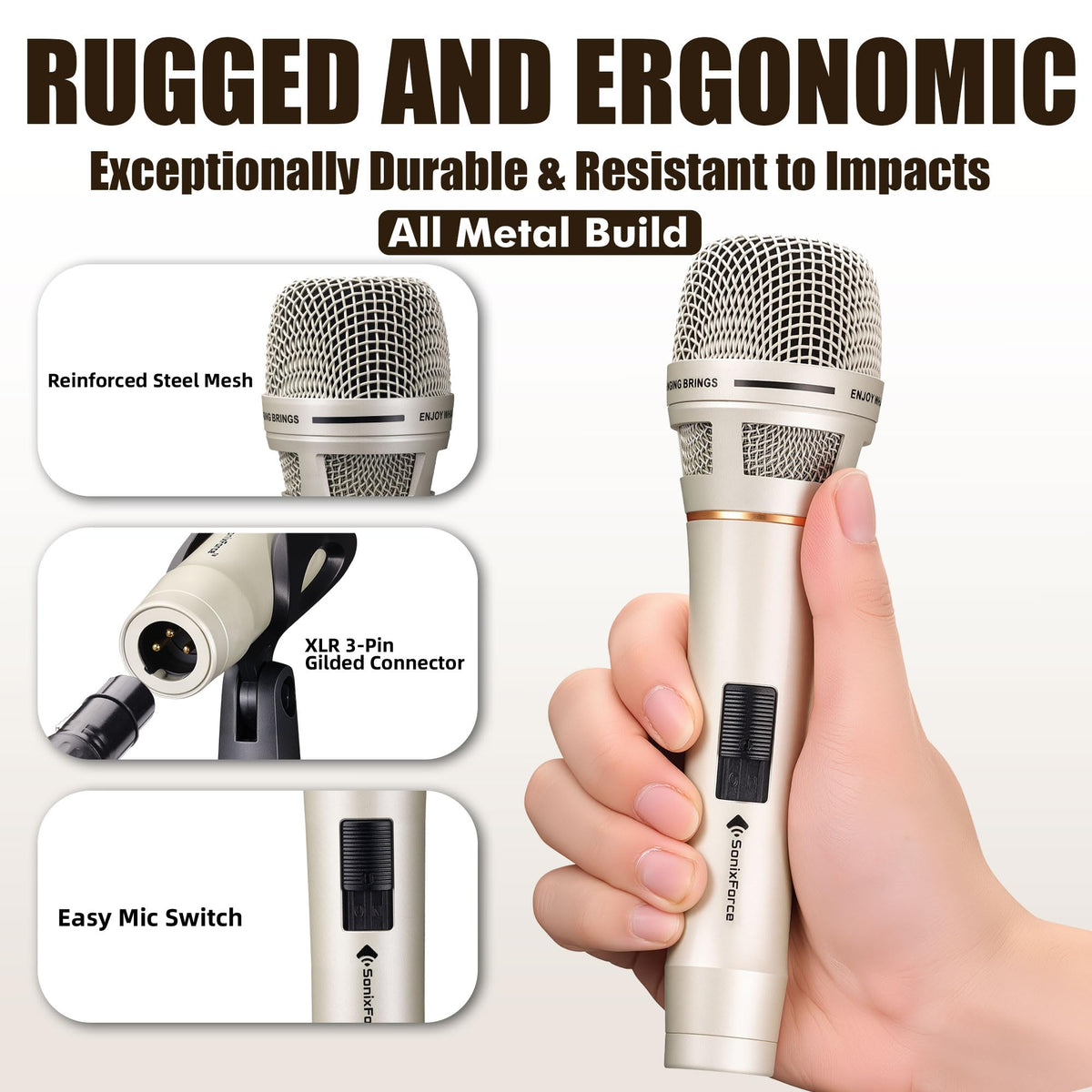 Dynamic Wired Vocal Microphone P299