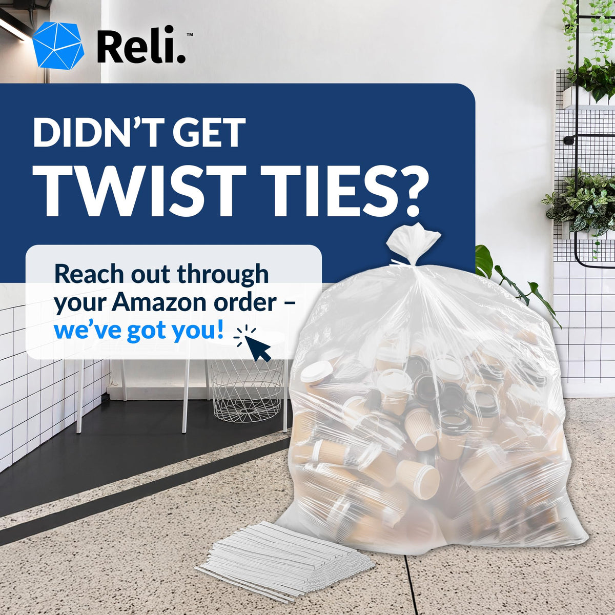 55-60 Gallon Heavy Duty Trash Bags I603