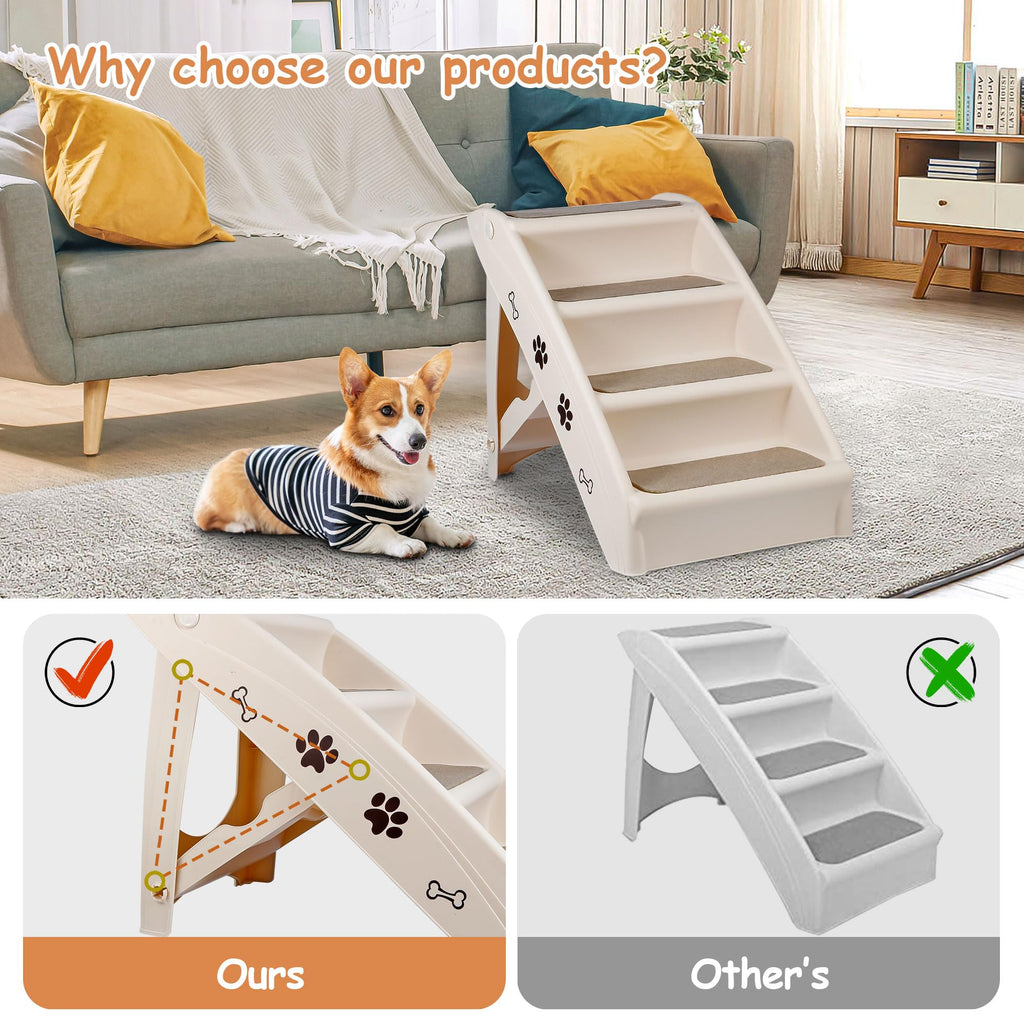 4-Step Non-Slip Dog Stairs E322835