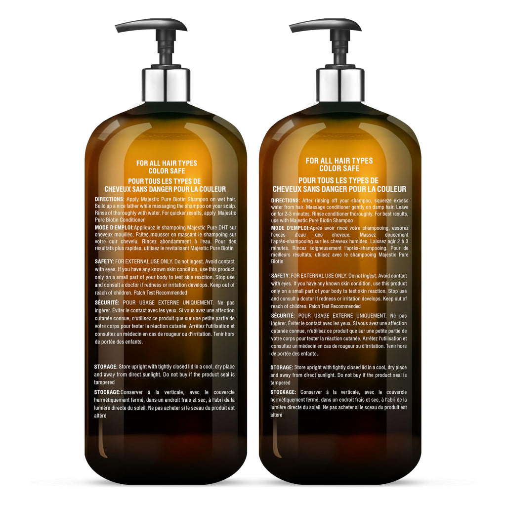 Biotin Shampoo and Conditioner Set 2x16 Fl oz C2023