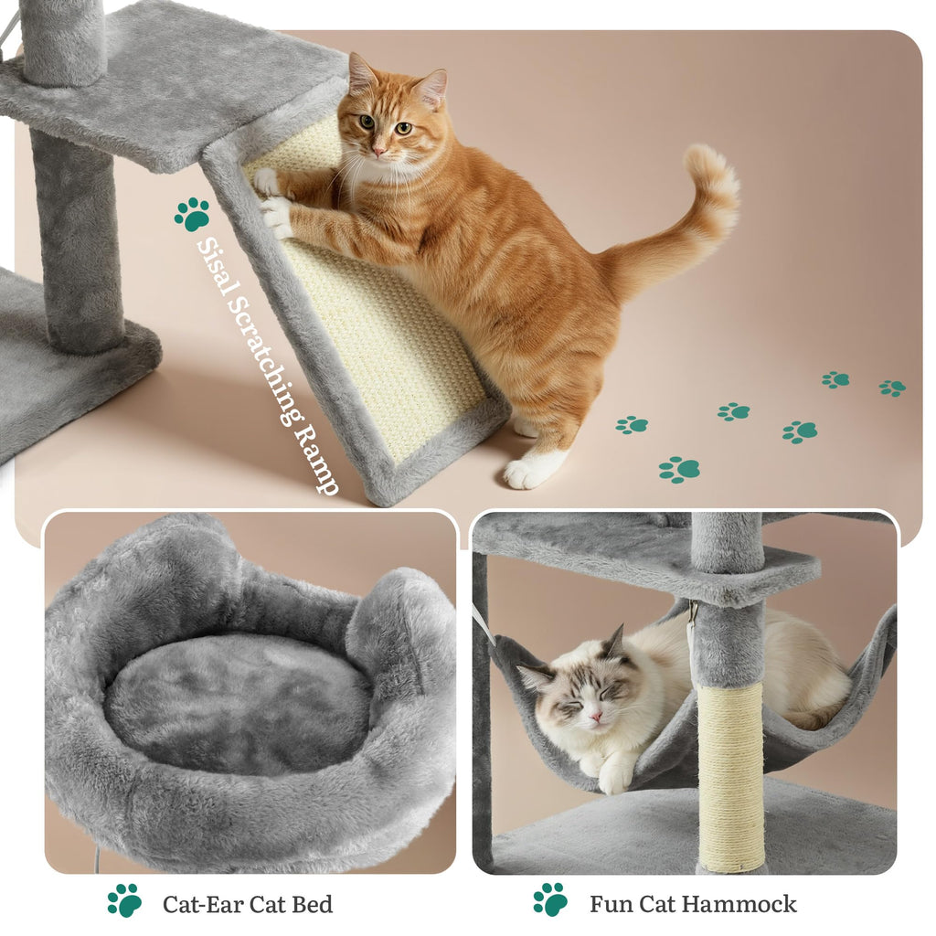 75-Inch Tall Multi-Level Cat Tree B586035