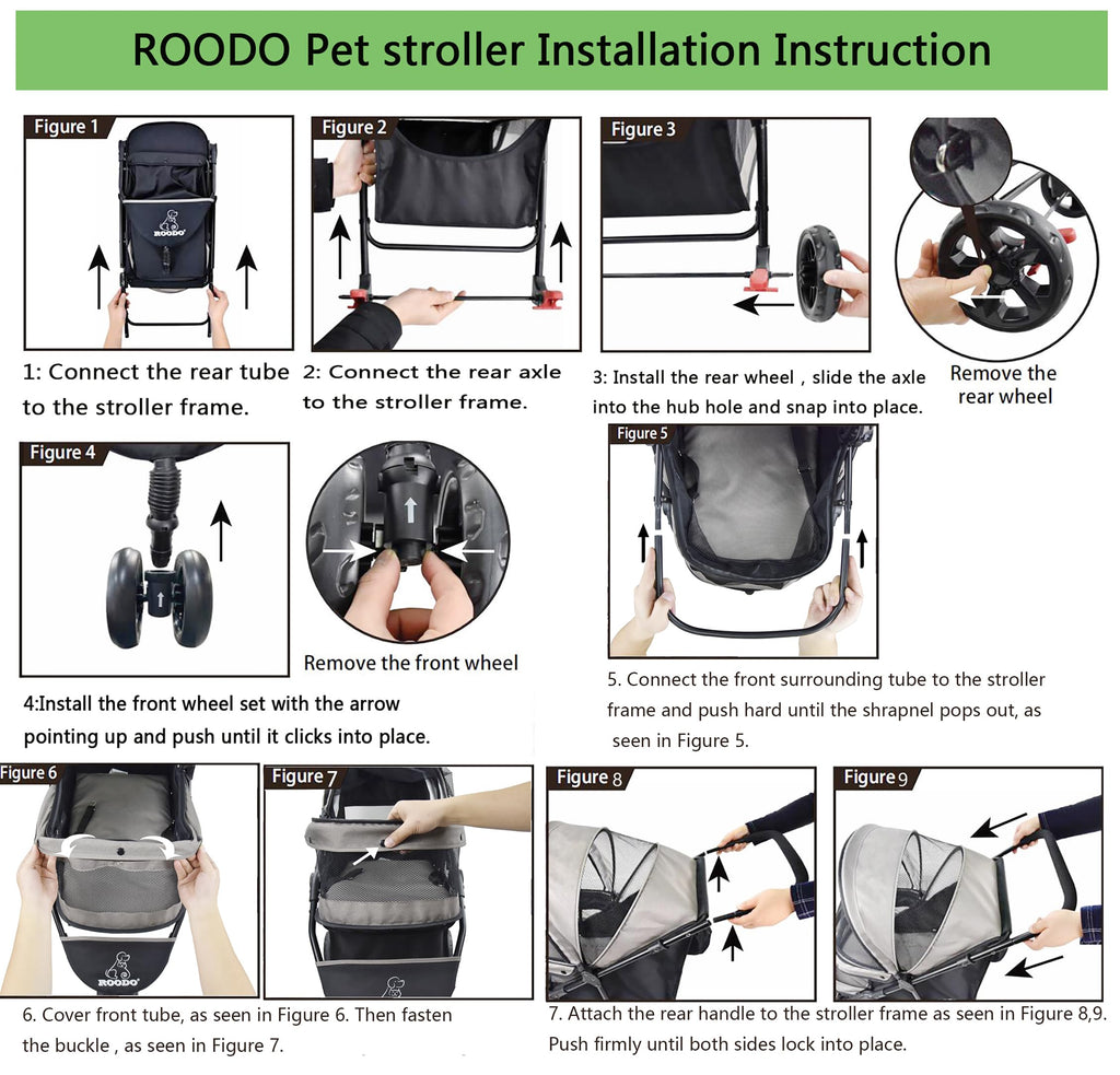 3 Wheel Pet Stroller Q28459