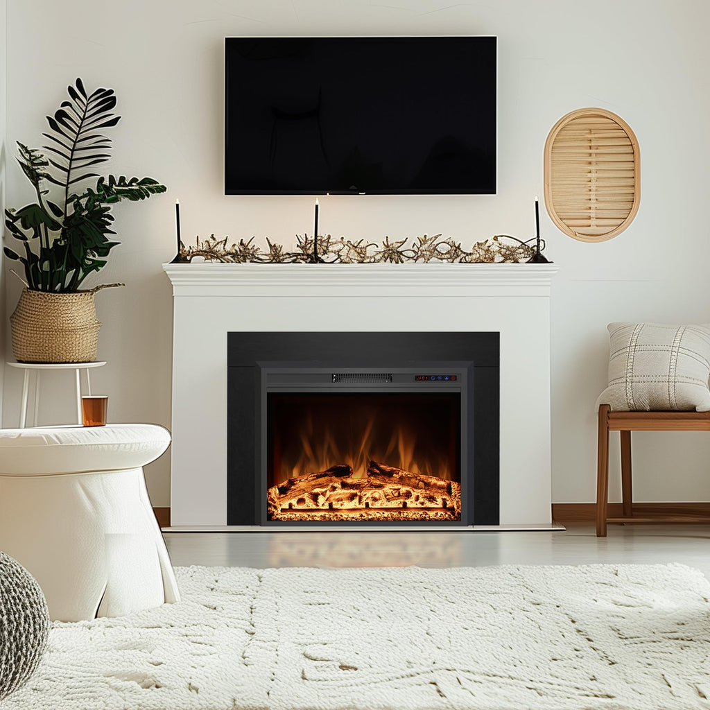 Black Electric Fireplace Trim O58442
