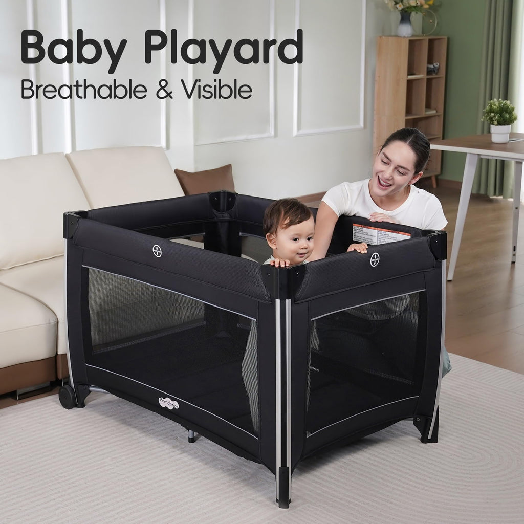 4 in 1 Baby Playards with Bassinet K920833