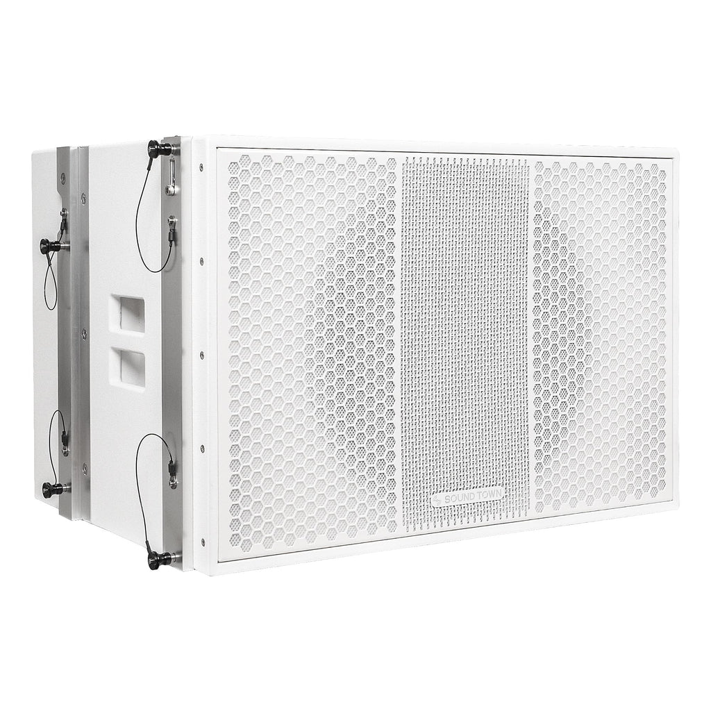 18” 1600W Powered Line Array Subwoofer with DSP, White N199092