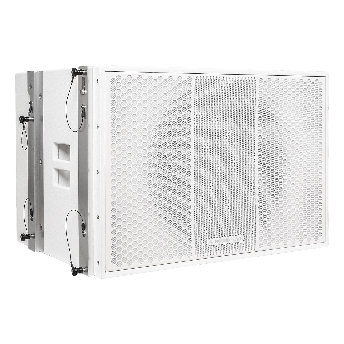 18” 1600W Powered Line Array Subwoofer with DSP, White N199092