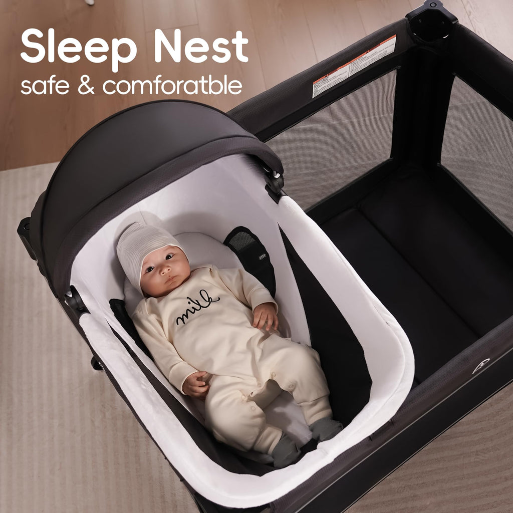 4 in 1 Baby Playards with Bassinet K920833