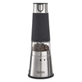 Electric Handheld Burr Coffee Grinder, 9 Grind Settings, Stainless Steel/Black P597510
