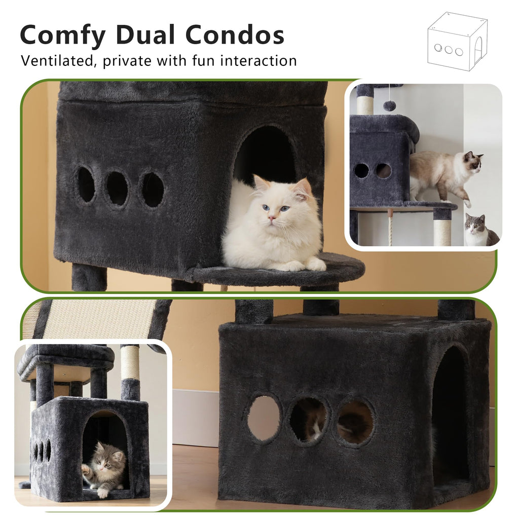 72.4-Inch Anti-Tip Cat Tree X8827