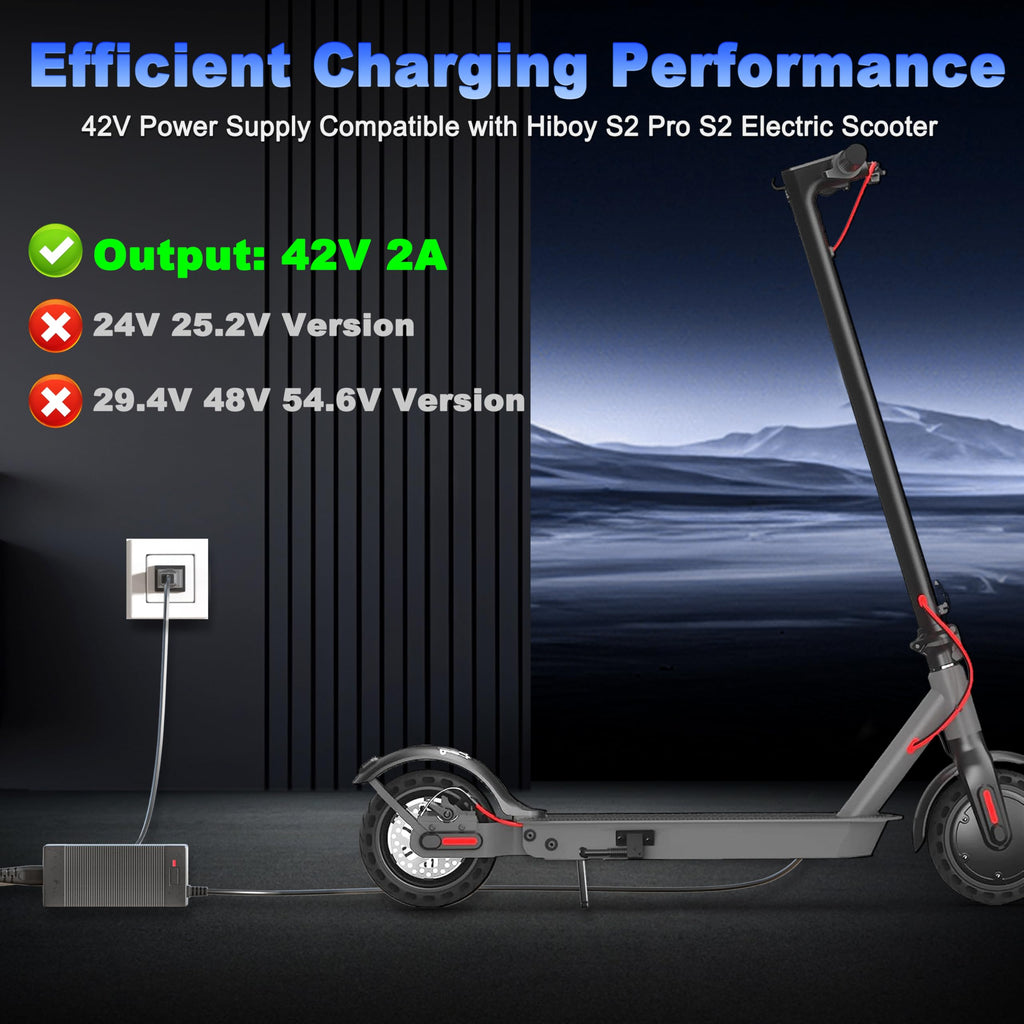 42V 2A Charger Power Cord T186