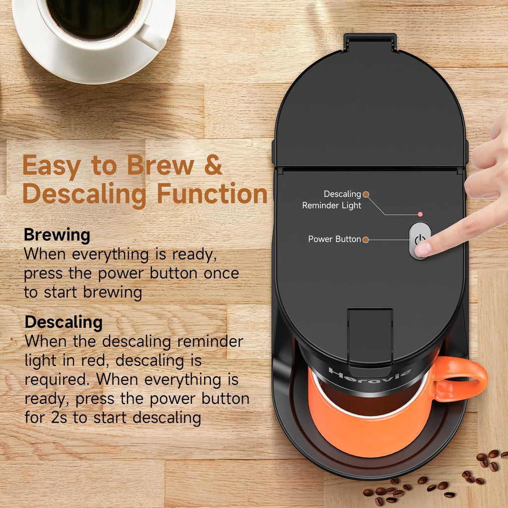 Single Serve Coffee Maker for K-Cup & Grounds C5333