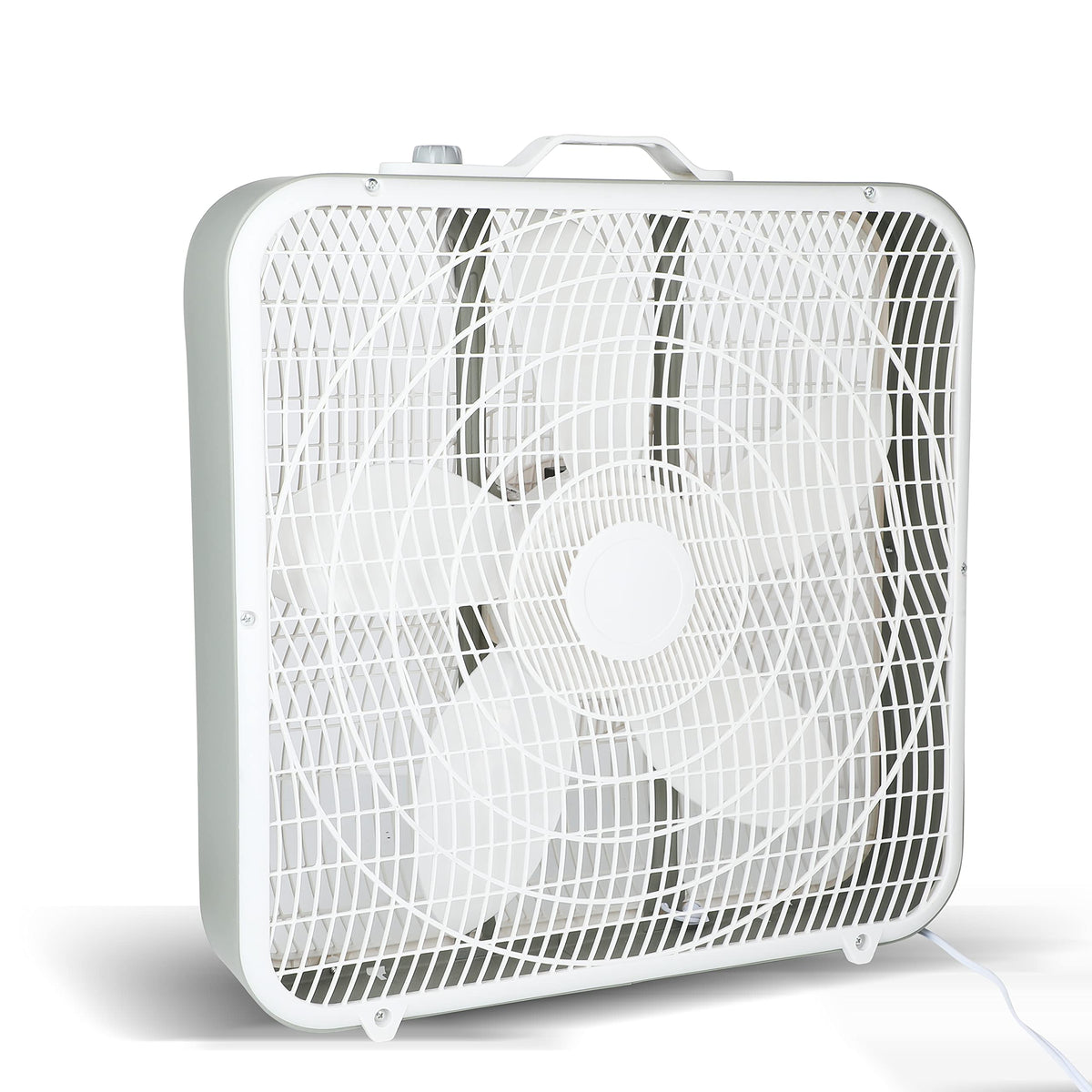 20 Inch White 3-Speed Box Fan Q48341