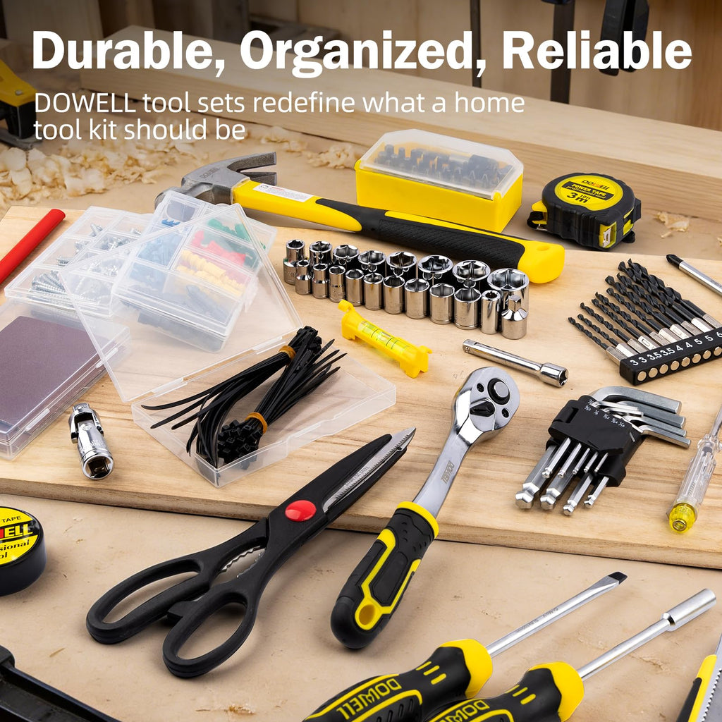 299-Piece Professional Hand Tool Set with Sockets, Pliers, Hex Keys, Screwdrivers T779