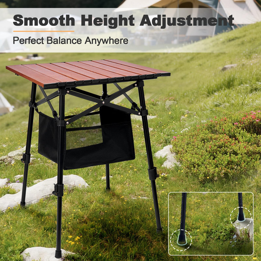 Portable Folding Camping Table Adjustable Height A5256