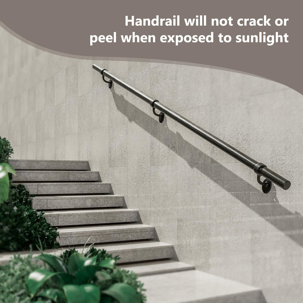 6 Feet Round Aluminum Stair Railing I8614