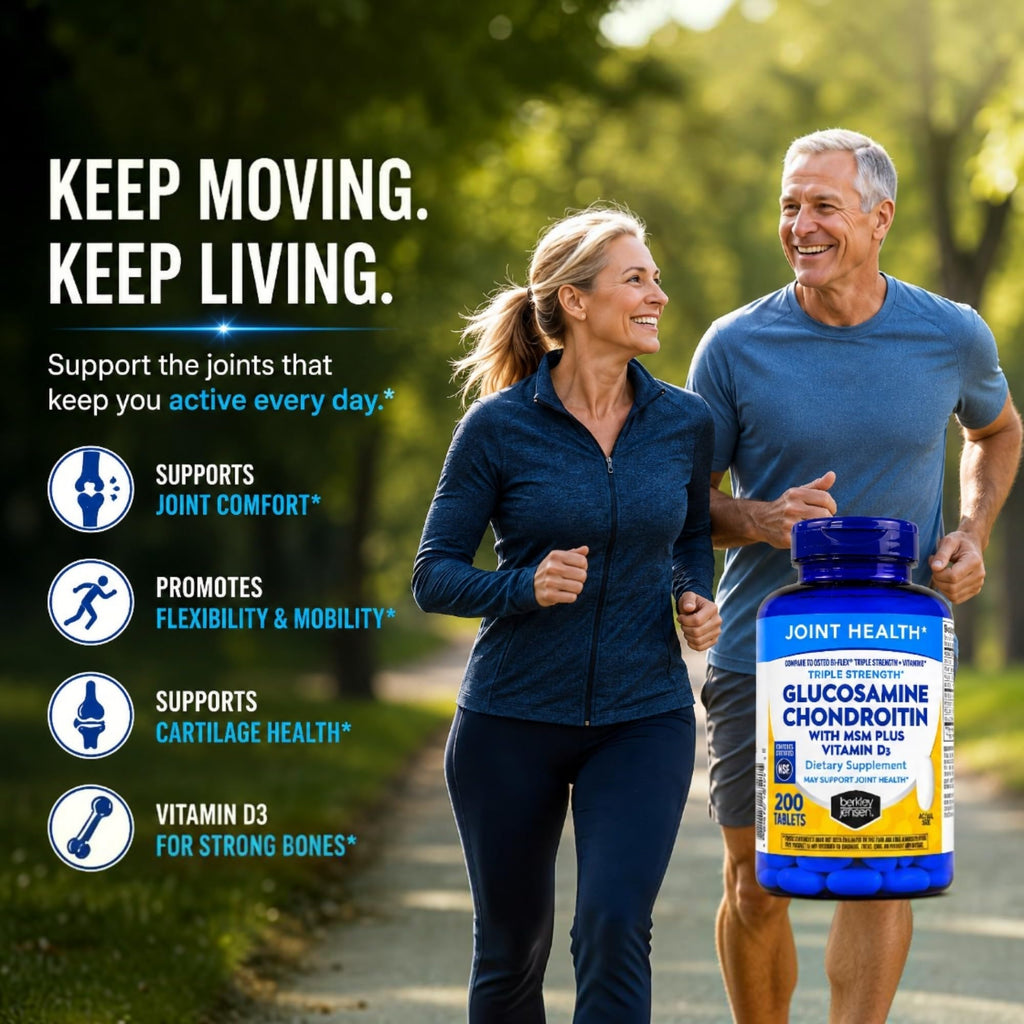 Glucosamine Chondroitin MSM D3 Joint Supplement Tablets 200 Count F705681