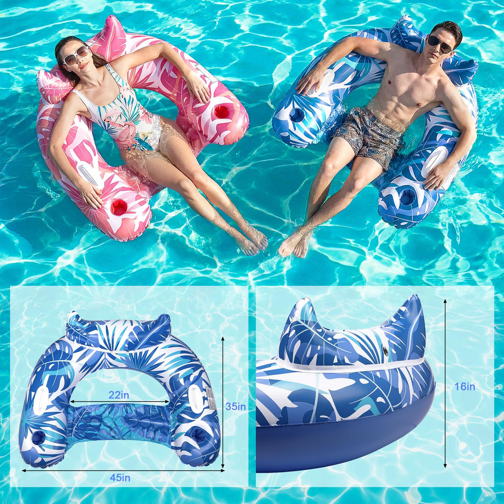 Inflatable Pool Float Chair W568159