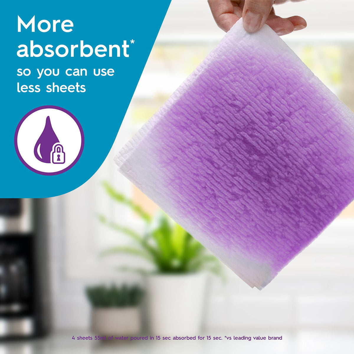 Multi-Surface Paper Towels, 8 Double Rolls C744866