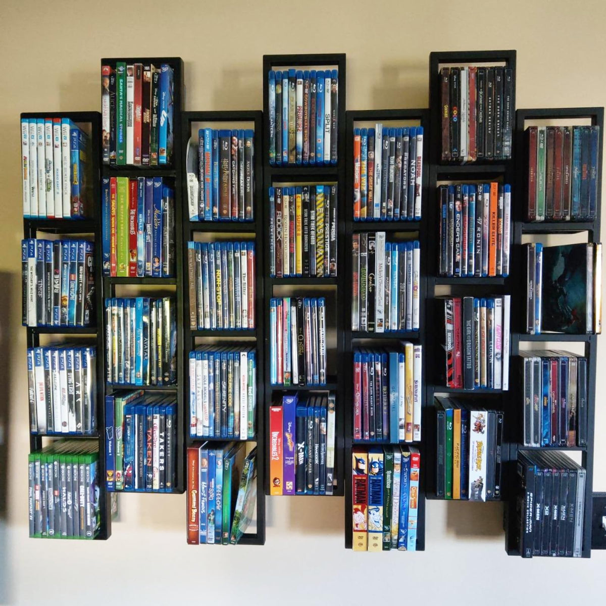 Wall Mount 34 Inch Media Storage Rack D905239
